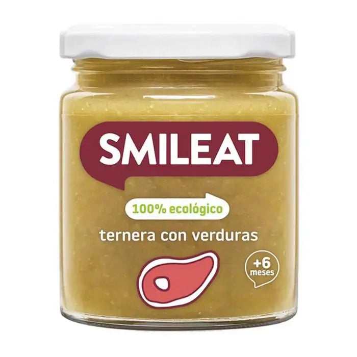 Smileat Tarrito Ternera Con Verduras, 6x230 Gr