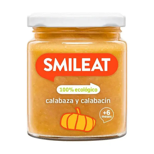 Smileat Tarrito Calabaza y Calabacín, 230 gr