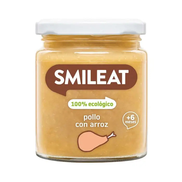 Smileat Tarrito Pollo con Arroz, 230 gr