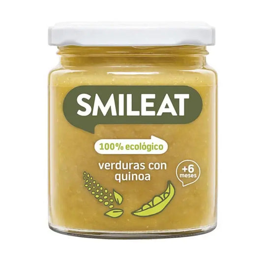 Smileat Tarrito Verduras con Quinoa Ecológico, 230 gr