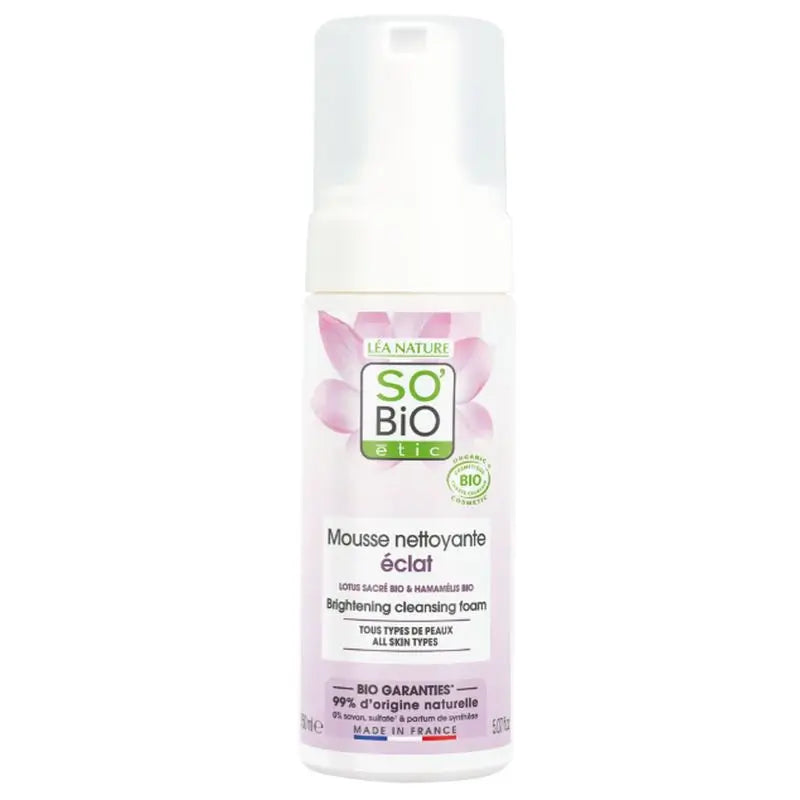 So´Bio Etic Espuma Limpiadora Iluminadora 150Ml.