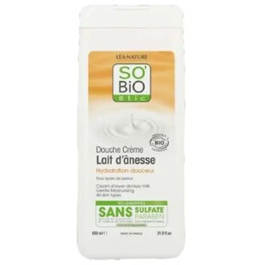 So´Bio Etic Gel De Ducha Hidrat. Suave Leche Burra 650Ml. Bio 