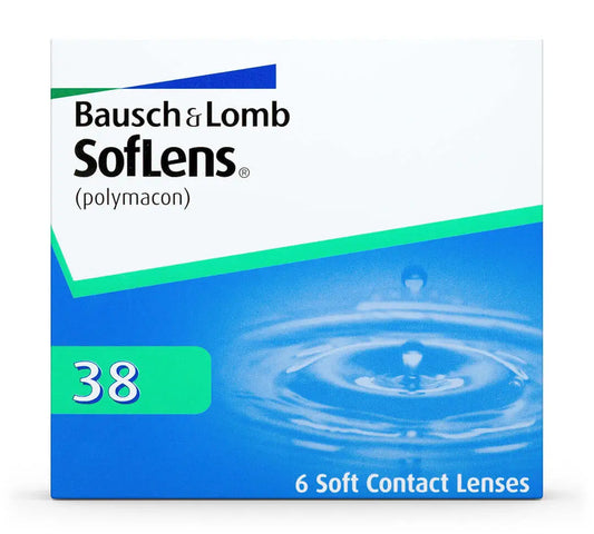 Soflens 38 Lentillas Esféricas Mensuales , 6 unidades