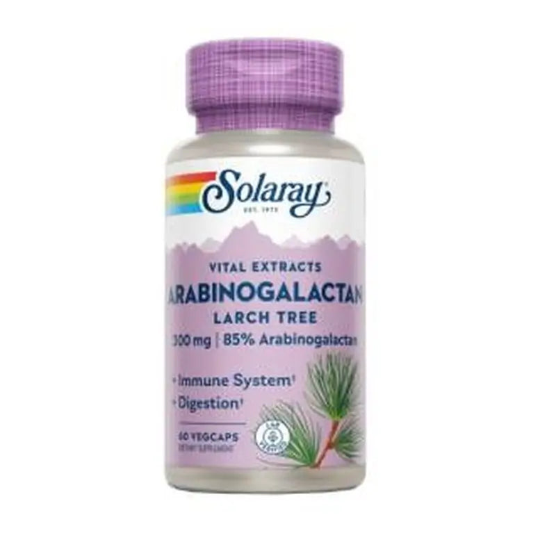 Solaray Arabinogalactano (Ag Immunoenhacer) 60 Cápsulas 