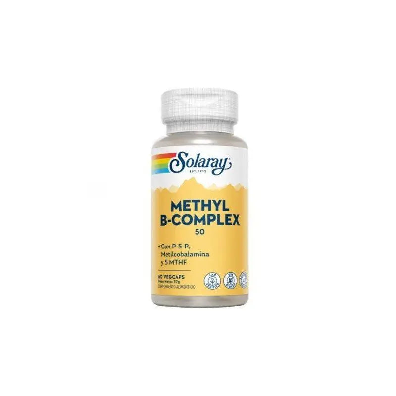 Solaray Methyl B-Complex 50 (Coenzima) 60 Cápsulas