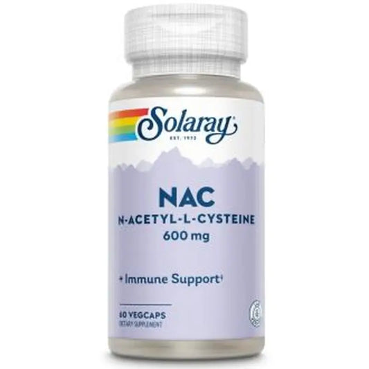 Solaray Nac 600Mg 60V Cápsulas 