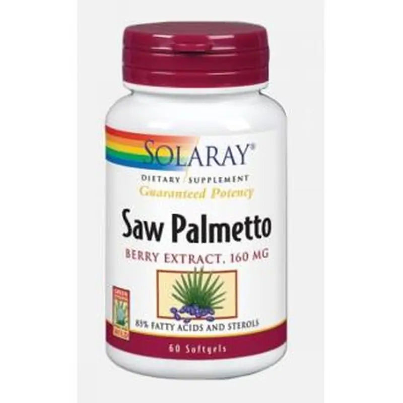 Solaray Saw Palmetto 60 Cápsulas 