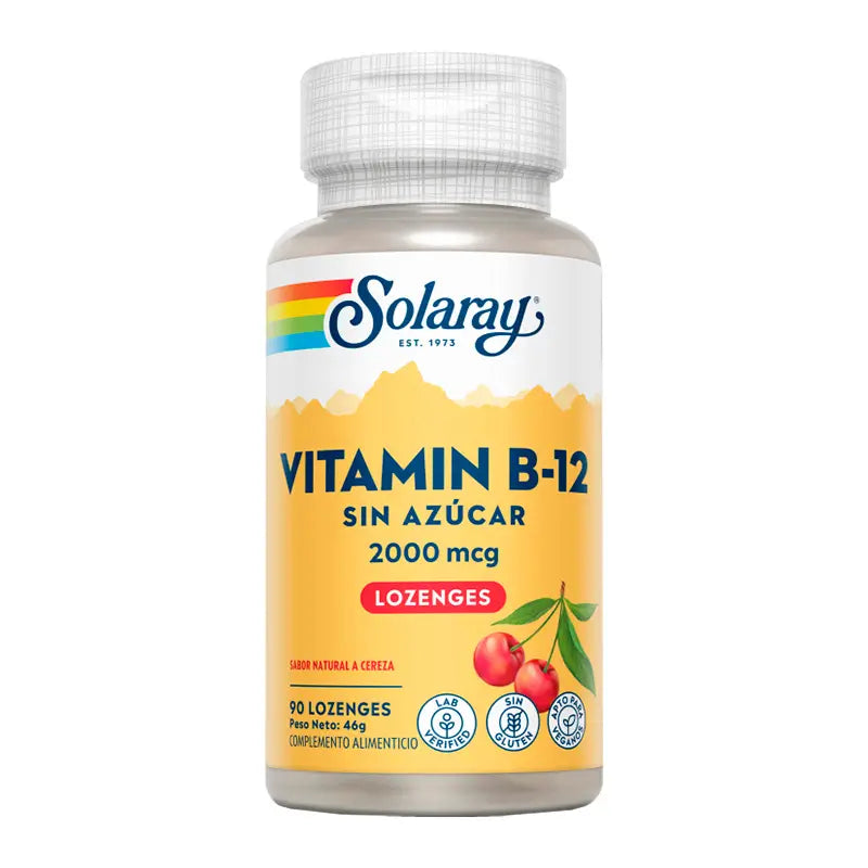 Solaray Vit. B12 2000 Mcg. 90 Comp. Sublingual