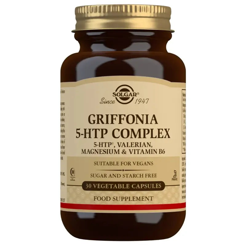 Solgar Griffonia 5-Htp Complex , 30 cápsulas