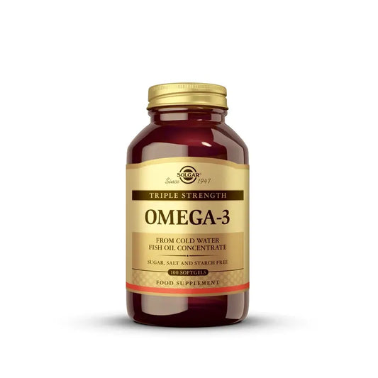 Solgar Omega3 Triple Concentración, 100 Cápsulas Blandas