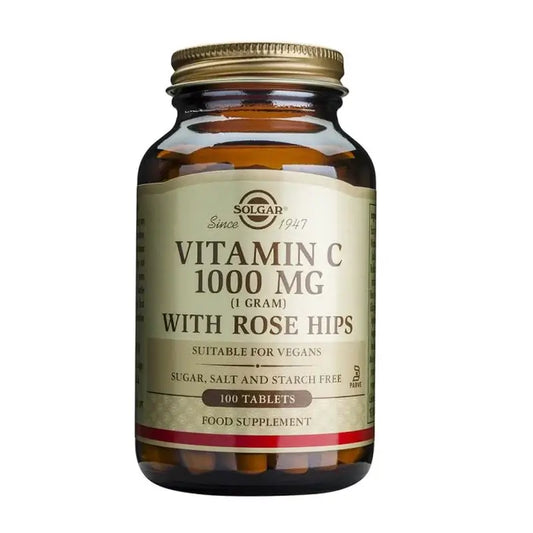 Solgar Rose Hips 1000Mg , 100 comprimidos