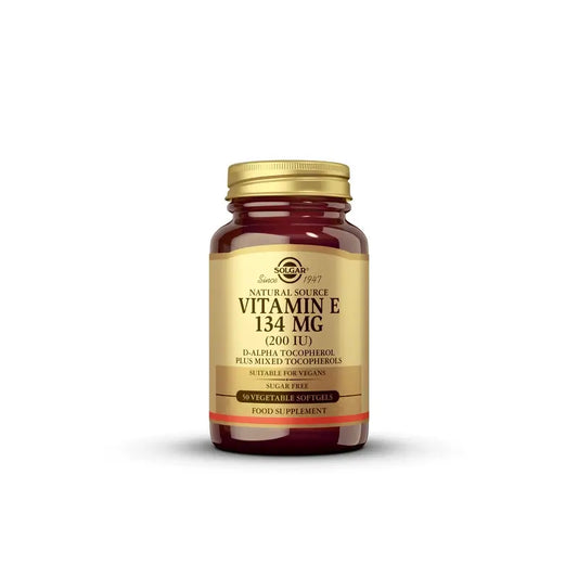 Solgar Vitamina E 200Ui 134 mg  50 cápsulas Vegetales