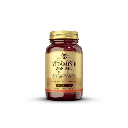 Solgar Vitamina E 400Ui 268 mg Aceite  50 Perlas