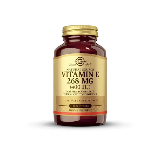 Solgar Vitamina E 400Ui 268 mg Aceite  100 Perlas