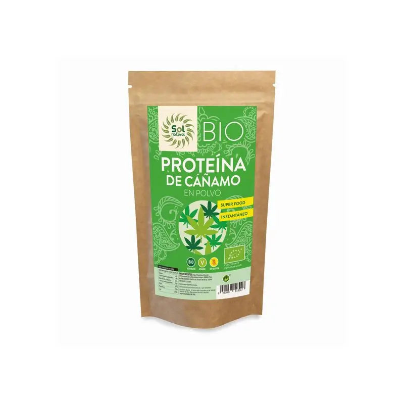 Solnatural Proteina De Cañamo Bio, 250 Gr