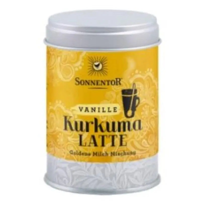 Sonnentor Curcuma Latte Vainilla Leche Dorada Lata 60Gr. Bio