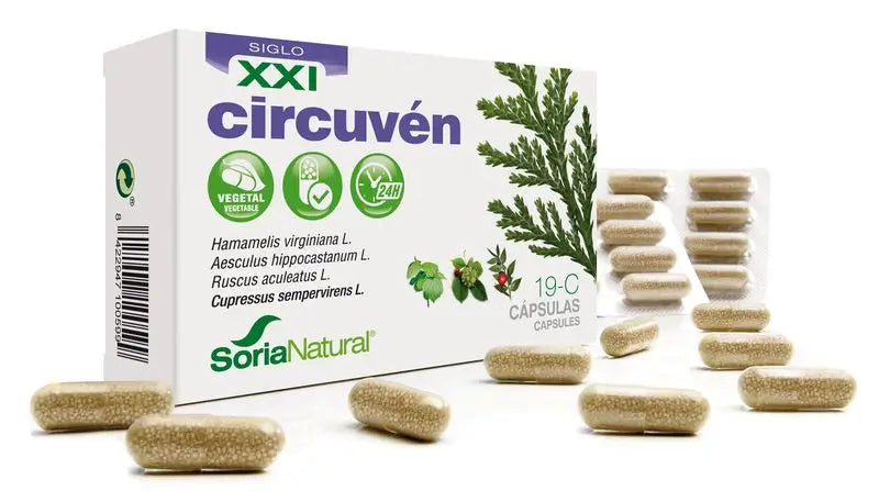 Soria Natural 19-C Circuven, 30 Cápsulas      