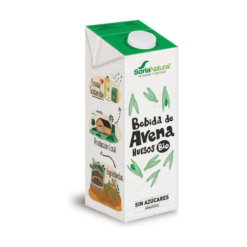 Soria Natural Bebida Vegetal De Avena Con Algas-Calcio 1Lt 6Uds.