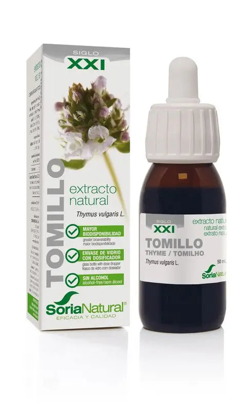 Soria Natural Extracto Tomillo S Xxi, 50 Ml      