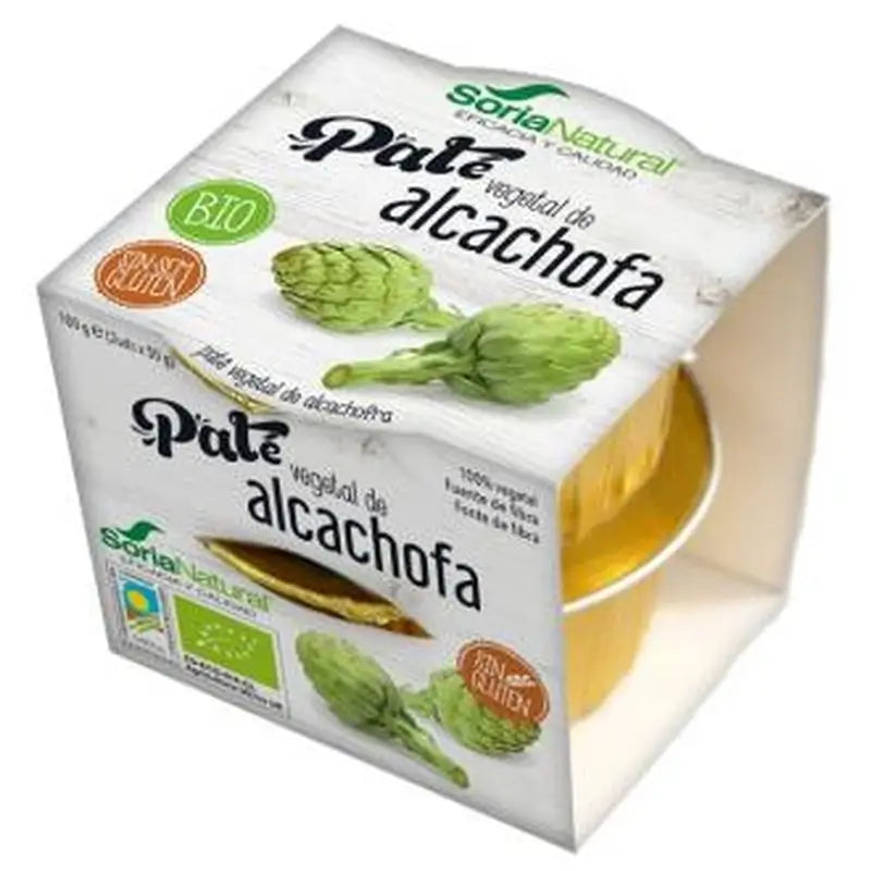 Soria Natural Pate Vegetal De Alcachofa 2Udsx50Gr. Bio Sg 