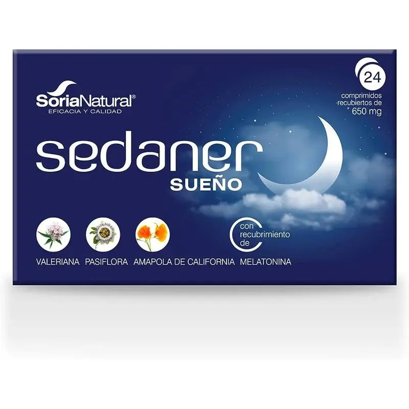 Soria Natural Sedaner Sueño, 24 Cápsulas