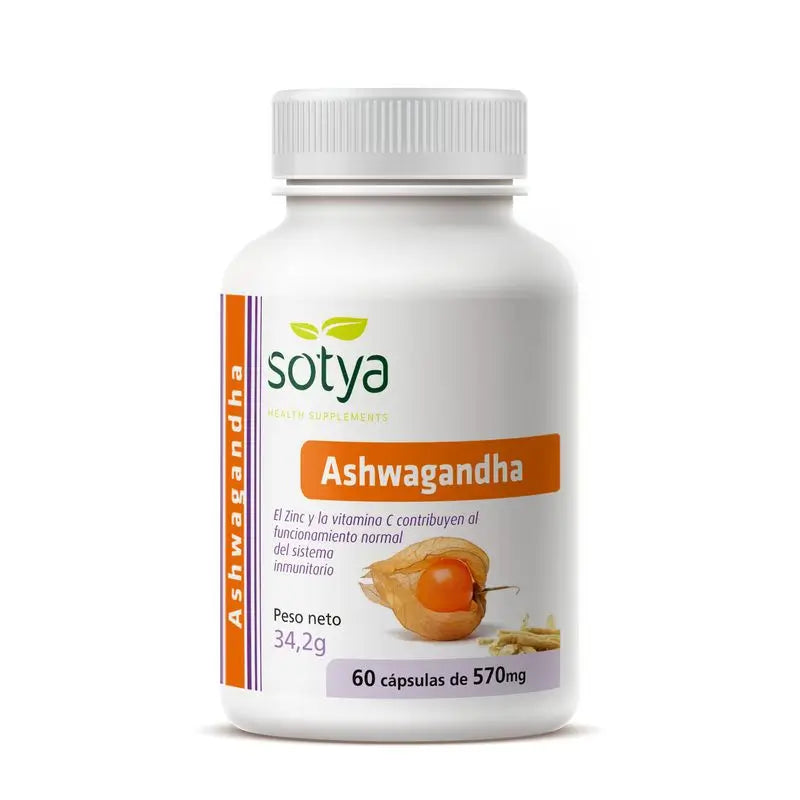 Sotya Ashwagandha, 60 Cápsulas      