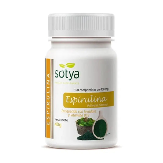 Sotya Espirulina 400 Mg, 100 Comprimidos