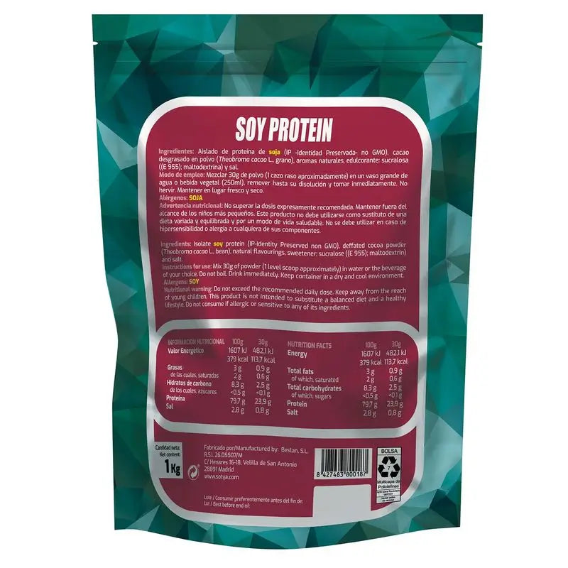 Sotya Proteinas Soja Chocolate 1Kg.