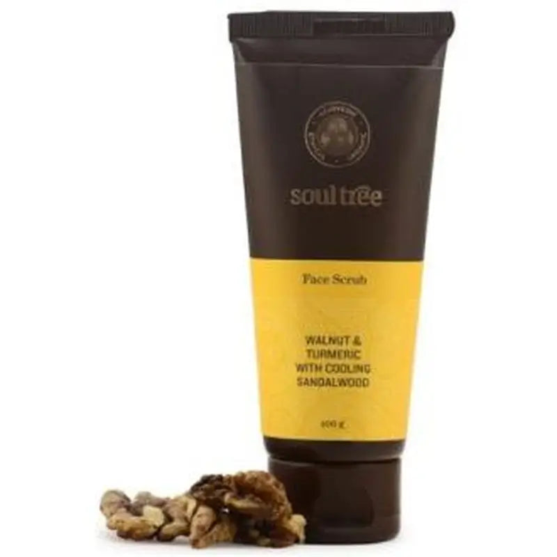 Soultree Exfoliante Facial Nuez, Curcuma Y Sandalo 100Gr.