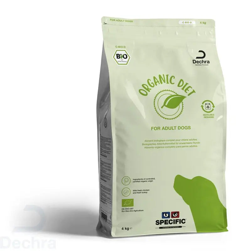 Specific Canine Adult C-Bio-D Organic, 4 Kg, pienso para perros