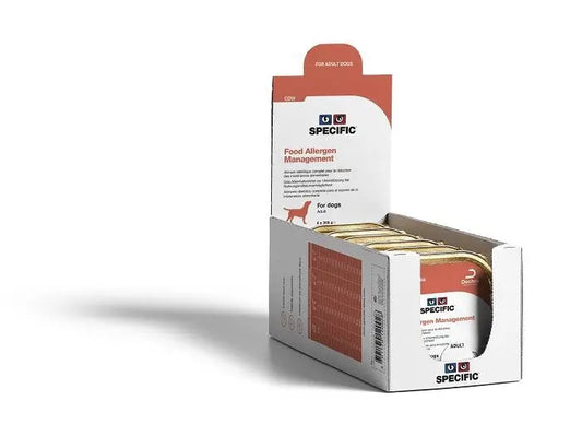 Specific Canine Cdw Food Allergy Management Caja, 6X300 gr, comida húmeda para perros