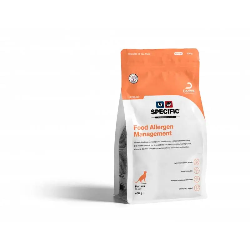 Specific Feline Adult Fdd-Hy Food Allergen Management, 400 gr, pienso para gatos