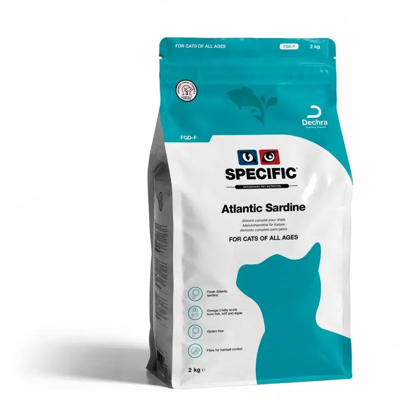 Specific Feline Fqd-F Atlantic Sardine, 2 Kg, pienso para gatos