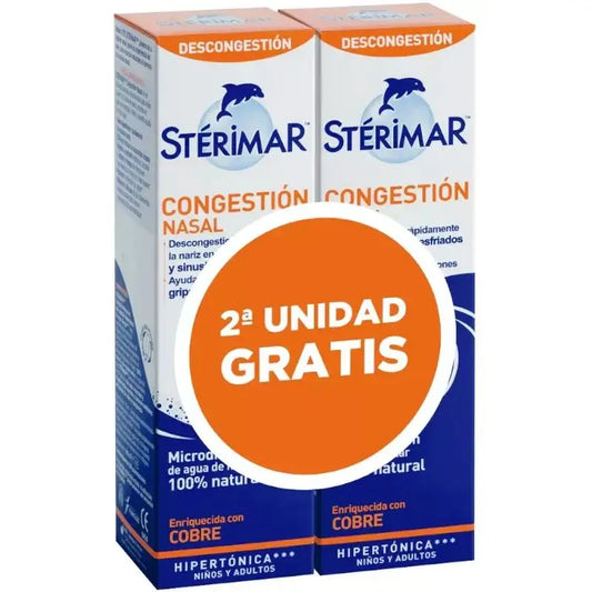 Sterimar Congestion 100 Ml, 2º Unidad Gratis