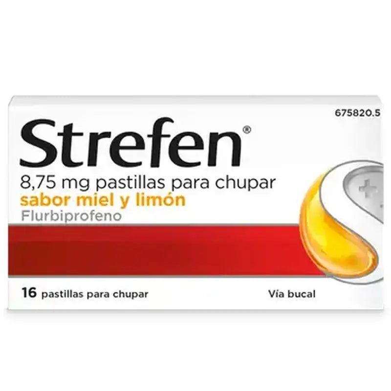 Strefen Miel y Limón, 16 Pastillas para Chupar