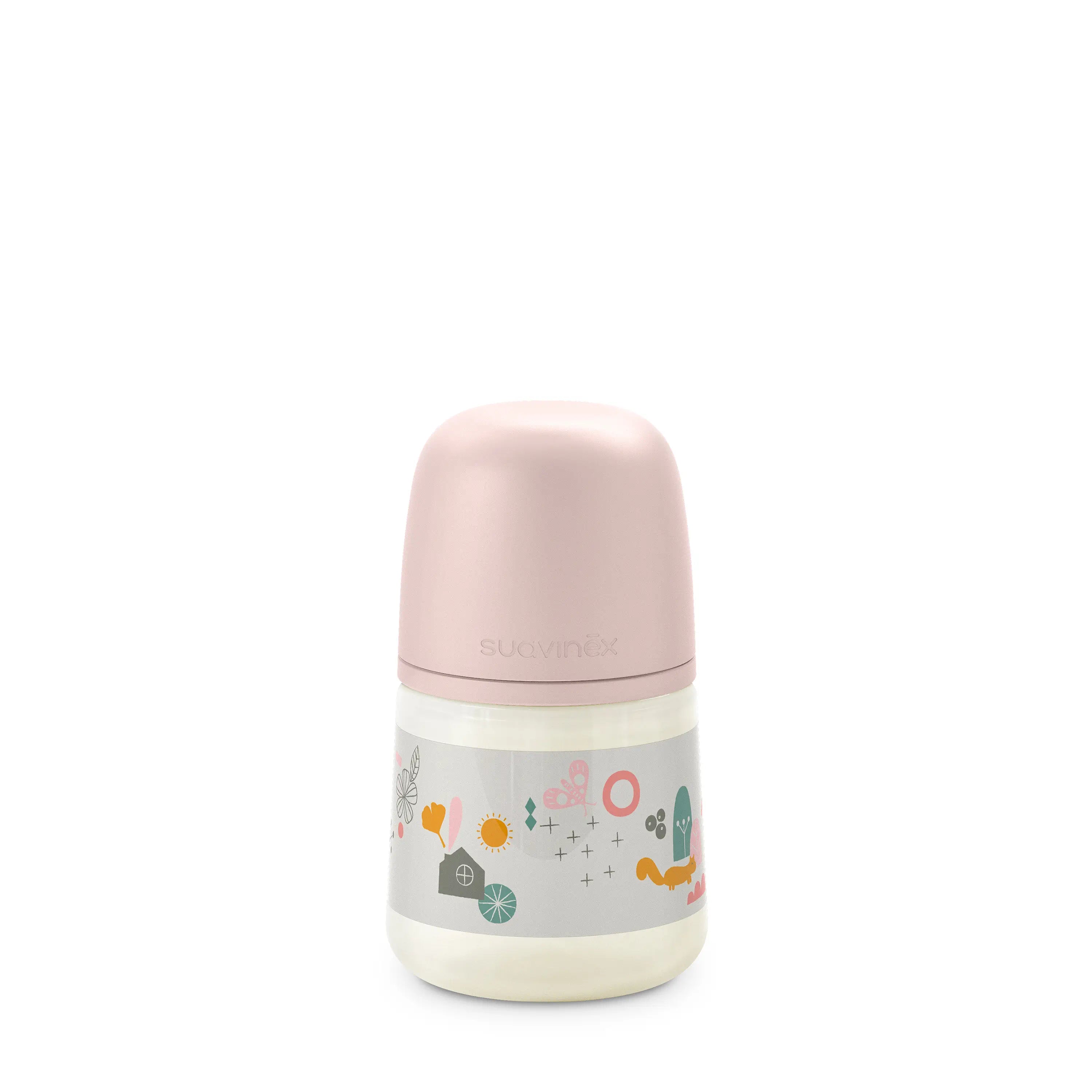 Suavinex Biberón De 150 Ml, Bebés +0 Meses. Rosa, 1 unidades