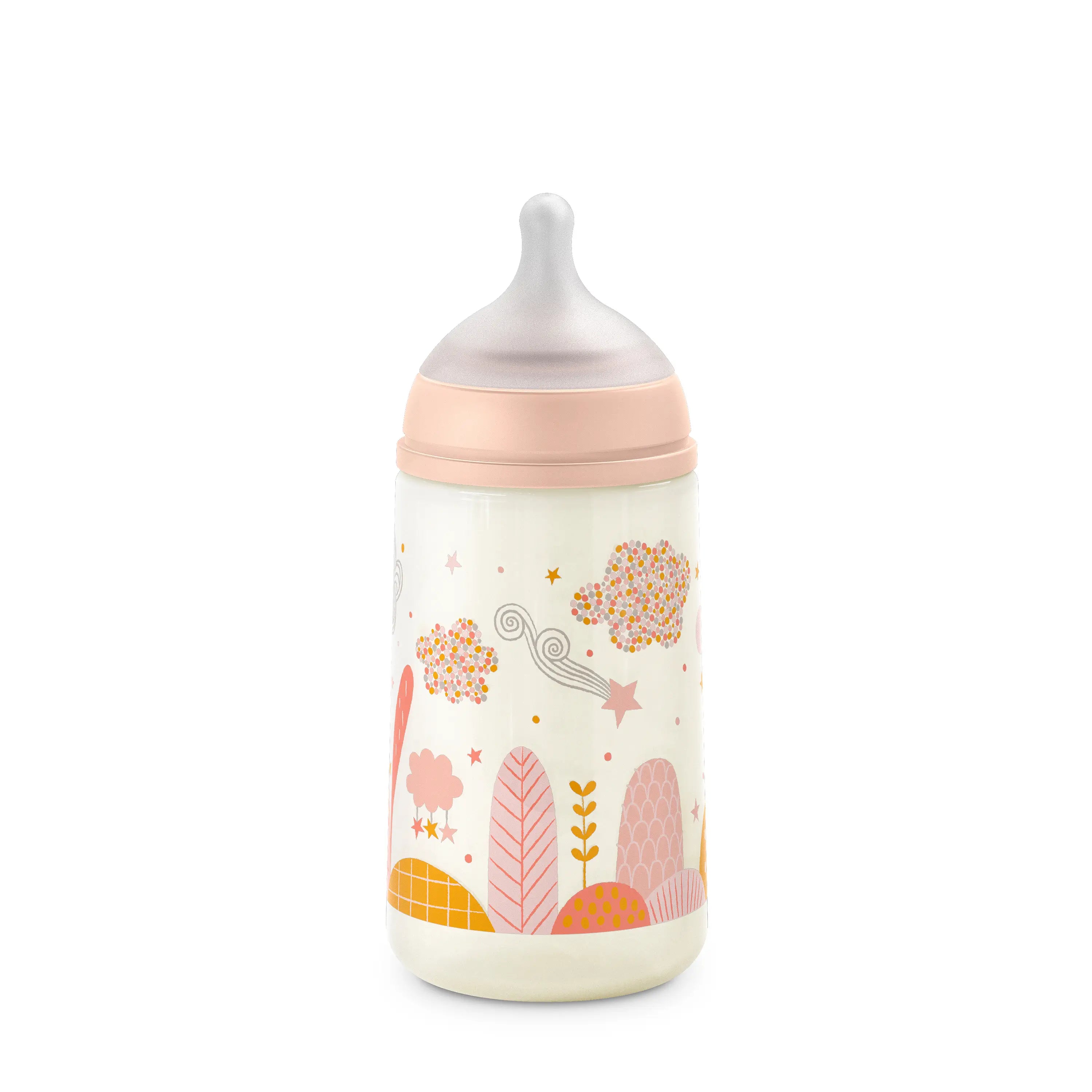 Suavinex Biberón De 270 Ml, Bebés +3 Meses. Rosa, 1 unidades