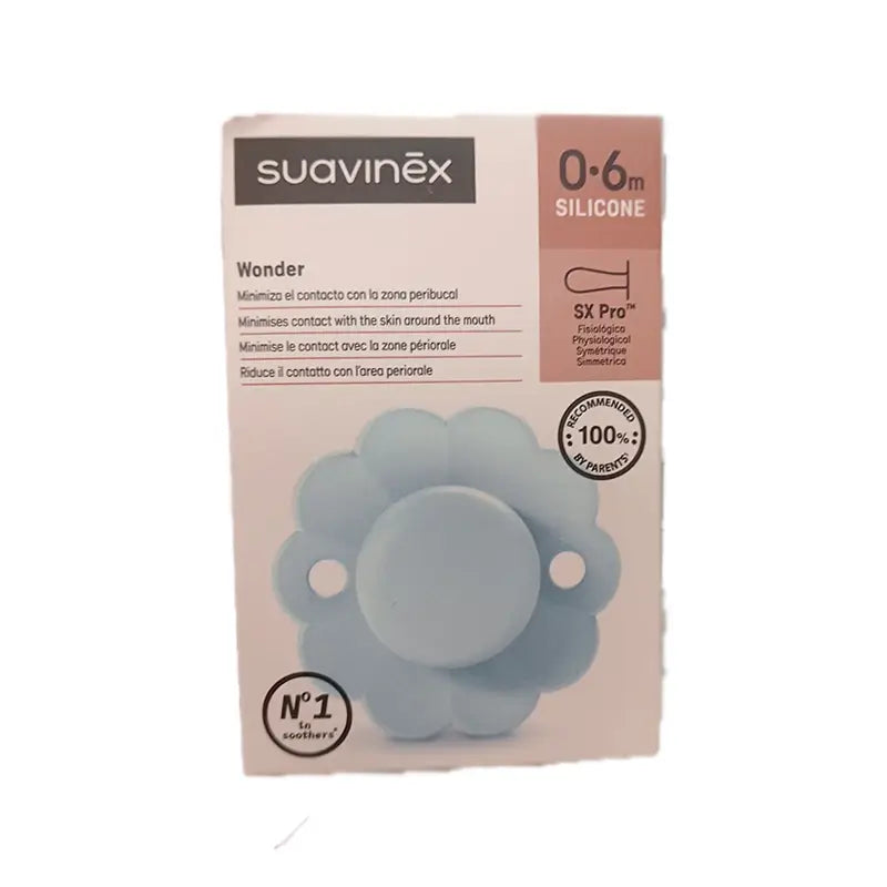 Suavinex Chupete 0/6 MesesTetina Fisiológica De Silicona