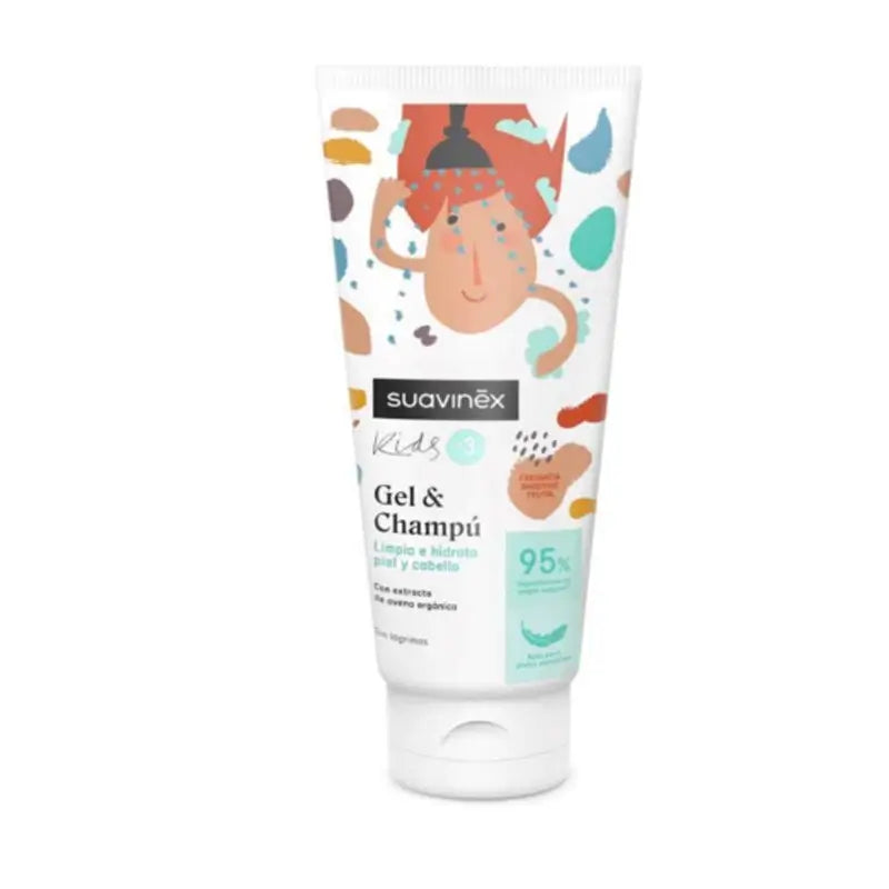 Suavinex Gel - Champú Para Niños Y Niñas De 3-10 Años, 200 Ml, 1 unidades