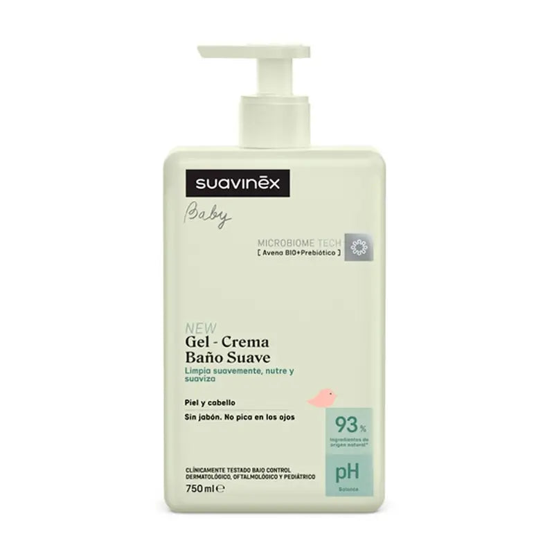 Suavinex Gel-Crema Baño Suave, 750 ml