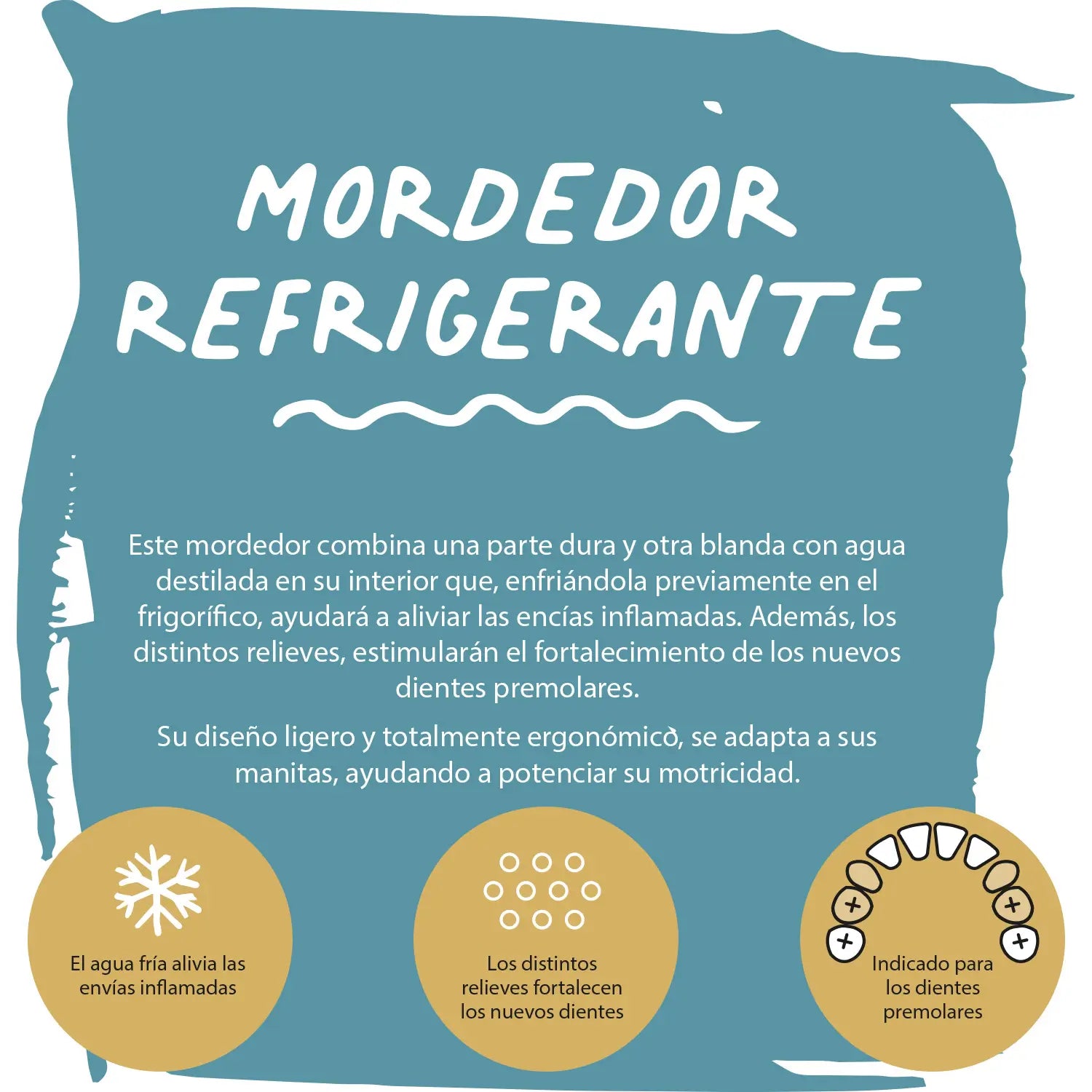 Suavinex Mordedor Refrigerante +4 Meses, Color Azul