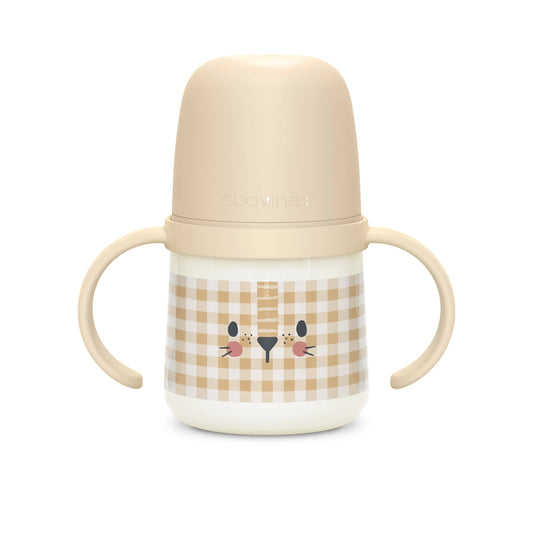 Suavinex Vaso Aprendizaje Bebé, Anti-Cólico, +6 Meses, Beige, 1 unidades