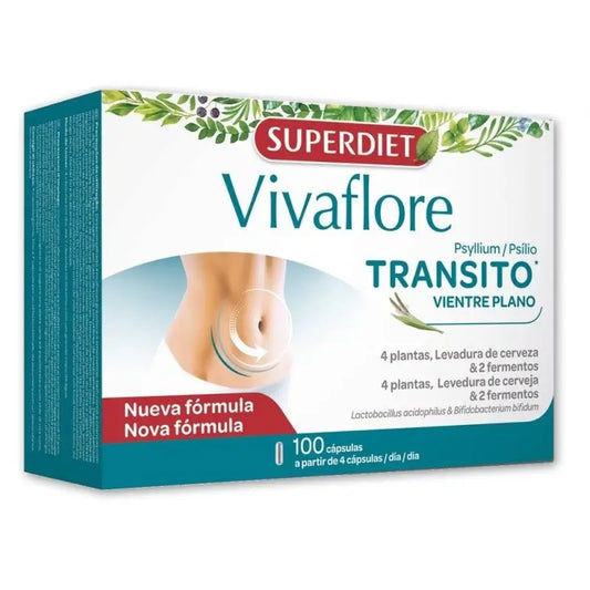 Superdiet Vivaflore Transito 400 Mg, 100 comprimidos