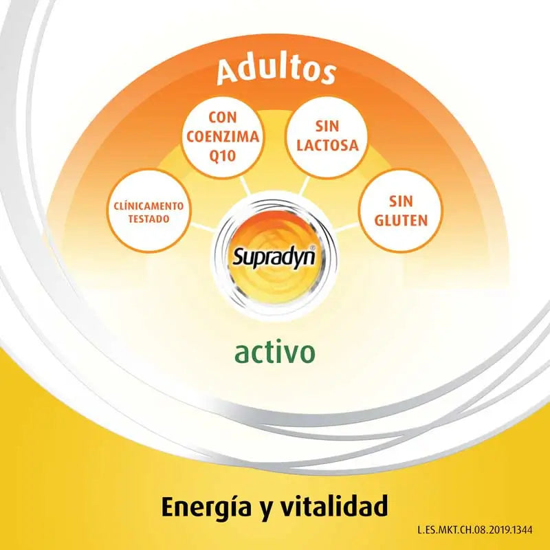 Supradyn Activo 30 comprimidos Efervescentes