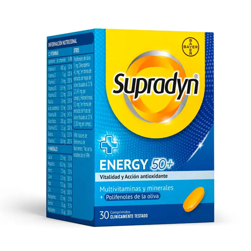 Supradyn Activo 50+ Años, 30 comprimidos