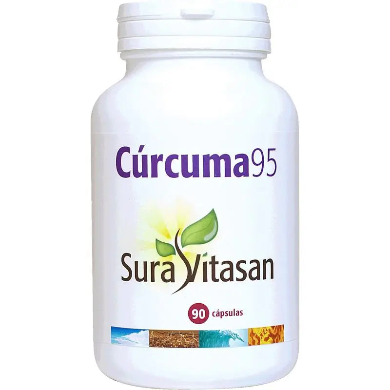 Sura Vitas Curcuma 95 Con Piperina , 90 cápsulas   