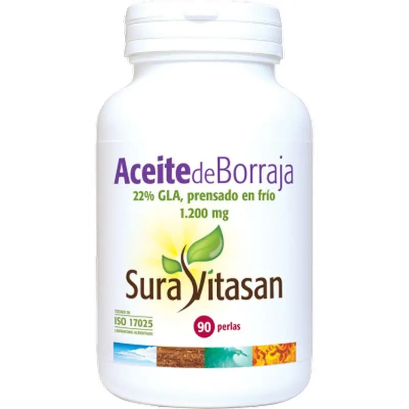 Sura Vitasan Aceite De Borraja 1000 Mg , 90 perlas