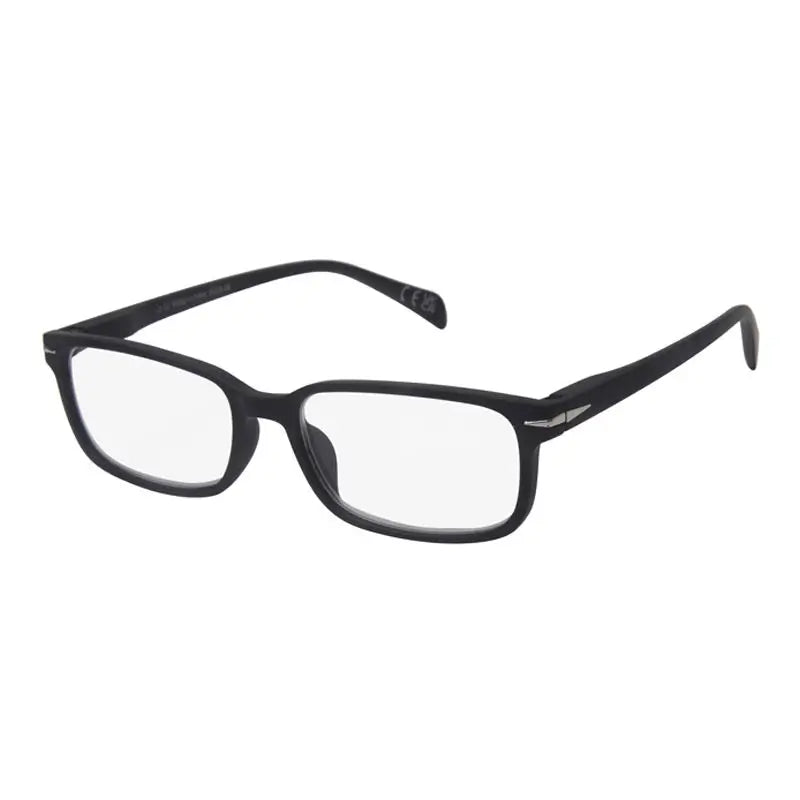 Surgicalmed Euro Optics Gafas De Lectura Para Presbicia Duna (Negro Mate Y Decoración Plateada) (+1.50) Negro Mate Y Decoración Plateada, 1 unidad