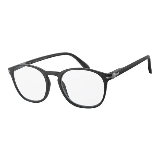 Surgicalmed Euro Optics Gafas De Lectura Para Presbicia Faro (Negro Mate Y Detalles Plateados) (+1.50) Negro Mate Y Detalles Plateados, 1 unidad