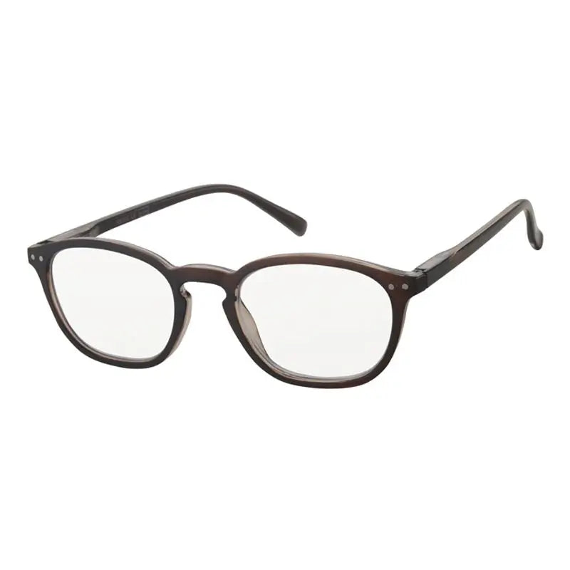 Surgicalmed Euro Optics Gafas De Lectura Para Presbicia Halo (Marrón Y Decoración Plateada) (+1.00) Marrón Y Decoración Plateada, 1 unidad